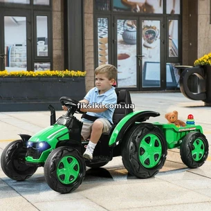 Купить Детский электромобиль M 4573 EBLR-5, трактор, с прицепом