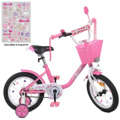 Купить Велосипед детский PROF1 14д. Y1481-1 Ballerina, розовый