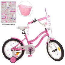 Велосипед детский PROF1 16д. Y1691-1, Star, розовый