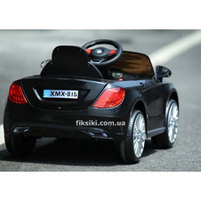 Детский электромобиль T-7620 EVA BLACK Mercedes, мягкие колеса , черный фото 33