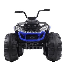 Детский квадроцикл T-7318 EVA BLUE, мягкие колеса , синий фото 11