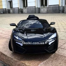 Детский электромобиль T-7623 EVA BLACK, мягкие колеса , черный фото 11