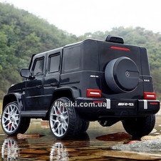 Детский электромобиль T-7849 EVA BLACK джип, Mercedes , черный фото 11