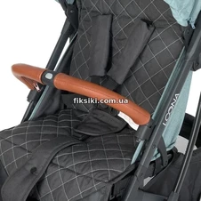 Детская коляска ME 1090L LOONA Gray, серая фото 88