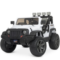 Купить Детский электромобиль M 4571 EBLR-1 Jeep, двухместный