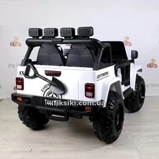 Детский электромобиль M 4572 EBLR-1 (24V) Jeep, двухместный , белый фото 11