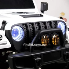 Детский электромобиль M 4572 EBLR-1 (24V) Jeep, двухместный , белый фото 55