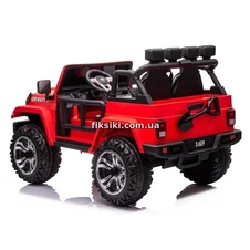 Детский электромобиль M 4572 EBLR-3 (24V) Jeep, двухместный , красный фото 11