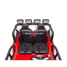 Детский электромобиль M 4572 EBLR-3 (24V) Jeep, двухместный , красный фото 55