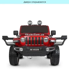 Детский электромобиль M 4529 EBLR-6, мягкие колеса , желтый фото 44