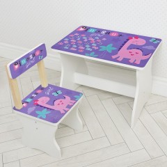 Купить Детский столик 504-104(UA) со стульчиком, динозавр