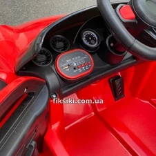 Детский электромобиль M 4611 EBLR-1, Porsche, кожаное сиденье , белый фото 77