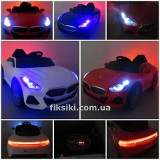 Детский электромобиль M 4613 EBLR-1, BMW, кожаное сиденье , белый фото 55