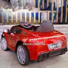 Детский электромобиль M 4614 EBLR-3 Audi, мягкое сиденье , красный фото 11