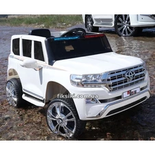 Детский электромобиль M 4609 EBLR-1 Toyota, кожаное сиденье , белый фото 11