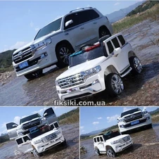 Детский электромобиль M 4609 EBLR-1 Toyota, кожаное сиденье , белый фото 55