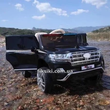Детский электромобиль M 4609 EBLR-2 Toyota, кожаное сиденье , черный фото 11