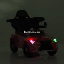 Детская каталка-толокар M 4579-4, Lexus, родительская ручка , синяя фото 44