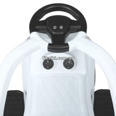 Детская каталка-толокар M 4576-1 Porsche, родительская ручка , белая фото 55