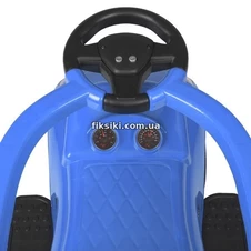 Детская каталка-толокар M 4576-4 Porsche, родительская ручка , синяя фото 55