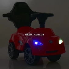Детская каталка-толокар M 4576-8 Porsche, родительская ручка , розовая фото 55