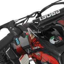 Детский квадроцикл HB-EATV 800B-3ST (MP3), три аккумулятора , красный фото 44
