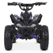 Детский квадроцикл HB-EATV 800B-4ST (MP3), три аккумулятора , синий фото 11