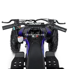 Детский квадроцикл HB-EATV 800B-4ST (MP3), три аккумулятора , синий фото 44