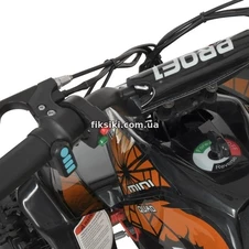 Детский квадроцикл HB-EATV 800B-7ST (MP3), три аккумулятора , оранжевый фото 55