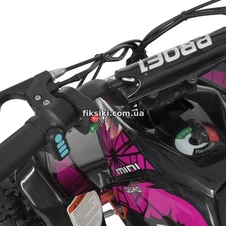 Детский квадроцикл HB-EATV 800B-8ST (MP3), три аккумулятора , розовый фото 55