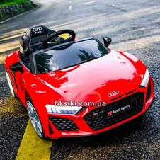 Детский электромобиль M 4629 EBLR-3, Audi, мягкое сиденье , красный фото 11