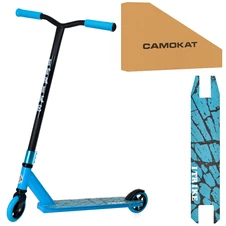 Детский самокат SR 2-066-6-BL трюковый, черный с синим