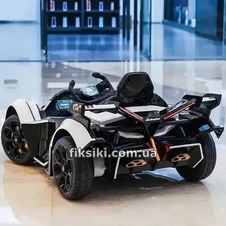 Детский электромобиль M 4633 EBLR-1 Lamborghini, кожаное сиденье , белый фото 11