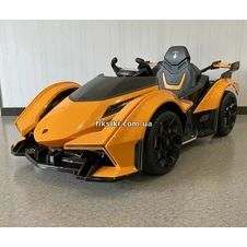 Детский электромобиль M 4633 EBLR-7 Lamborghini, кожаное сиденье , оранжевый фото 11