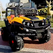 Детский электромобиль M 4620 EBLR-7 джип, мягкое сиденье , оранжевый фото 11