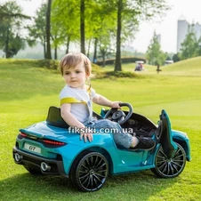 Детский электромобиль M 4638 EBLRS-4, McLaren, автопокраска , синий фото 11