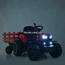 Детский электромобиль M 4623 EBLR-5 (24V), трактор, с прицепом , зеленый фото 44