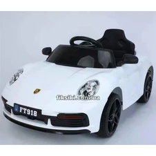 Детский электромобиль M 4699 EBLR-1 Porsche, кожаное сиденье , белый фото 44