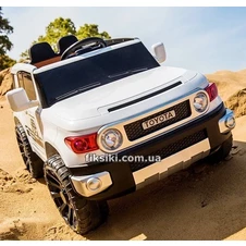 Детский электромобиль M 4618 EBLR-1 Toyota, кожаное сиденье , белый фото 33