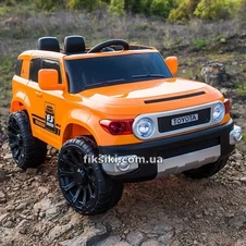 Детский электромобиль M 4618 EBLR-7 Toyota, кожаное сиденье , оранжевый фото 33