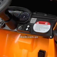 Детский электромобиль M 4618 EBLR-7 Toyota, кожаное сиденье , оранжевый фото 88