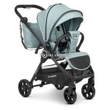 Коляска универсальная ME 1085 SAGA Denim Ash Blue, 2 в 1, голубая фото 66