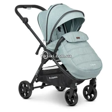 Универсальная коляска ME 1085 SAGA Denim Medium Gray, 2 в 1, серая фото 44