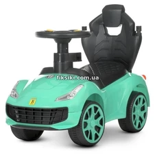 Детская каталка-толокар M 4741-15 Ferrari, родительская ручка , мятная фото 44