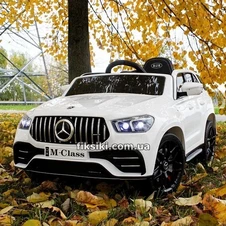 Детский электромобиль M 4781 EBLR-1 Mercedes, кожаное сиденье , белый фото 11