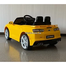 Детский электромобиль M 5669 EBLR-6, Chevrolet CAMARO, мягкое сиденье , желтый фото 11