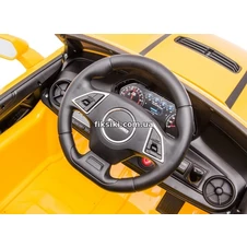 Детский электромобиль M 5669 EBLR-6, Chevrolet CAMARO, мягкое сиденье , желтый фото 55