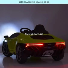 Детский электромобиль M 4319 EBLR-7, Lamborghini, кожаное сиденье , оранжевый фото 77