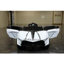 Детский электромобиль M 4796 EBLR-1, Lamborghini, кожаное сиденье , белый фото 33
