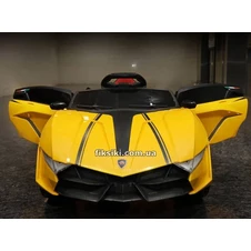 Детский электромобиль M 4796 EBLR-6, Lamborghini, кожаное сиденье , желтый фото 33